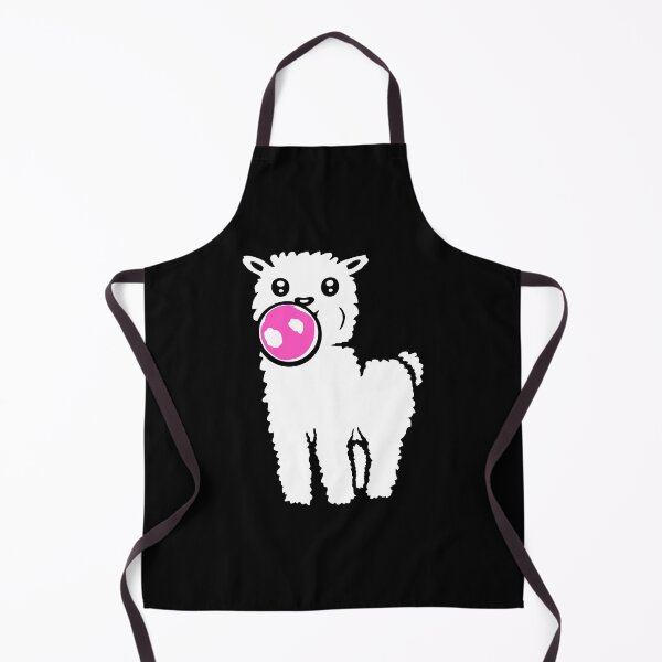 Item preview, Llama Bubblegum Cool Chewing Peace Hand Sign Victory designed and sold by shirt-o-mat.