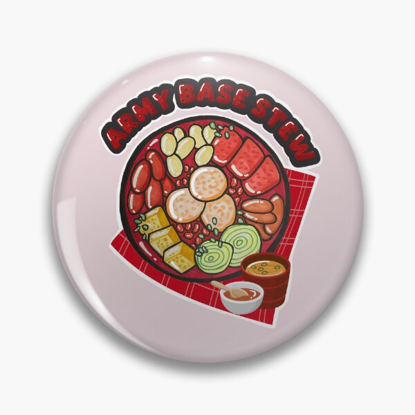 Item preview, Cute Army Base Stew Budae Jjigae Hand Drawn Kawaii Food Illustration designed and sold by lazypencil.art.