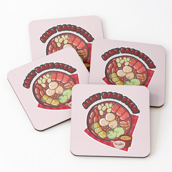Item preview, Cute Army Base Stew Budae Jjigae Hand Drawn Kawaii Food Illustration designed and sold by lazypencil.art.