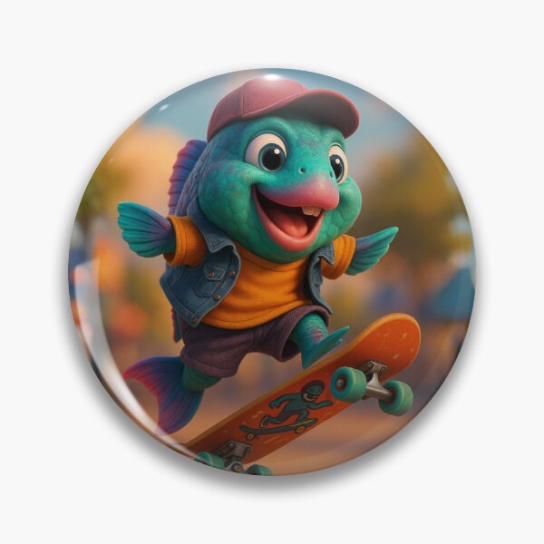 Item preview, Skater Parrotfish designed and sold by Sillytoe.