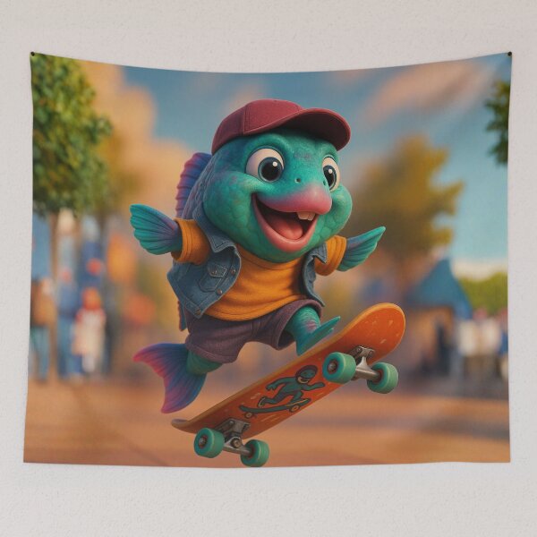 Item preview, Skater Parrotfish designed and sold by Sillytoe.