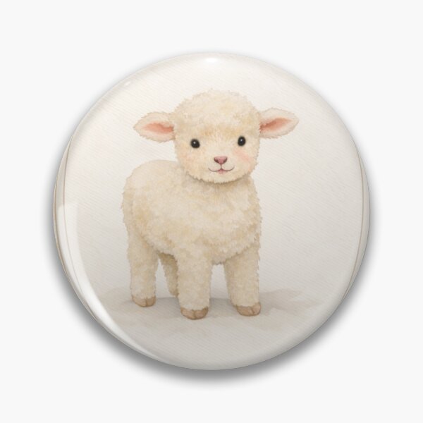 Item preview, Watercolor Lamb Nursery Wall Art designed and sold by Perangelaa.