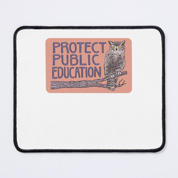 Item preview, Protect Public Education Owl designed and sold by krystalRomanart.