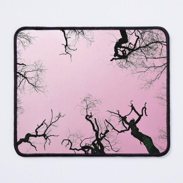 Item preview, Sky scene - turning pink with bare tree branches  designed and sold by OzzyluArt.