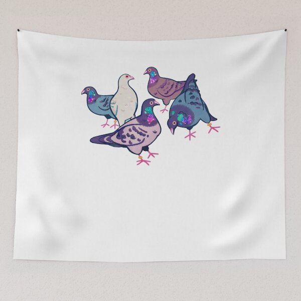 Item preview, Pigeon Party designed and sold by krystalRomanart.