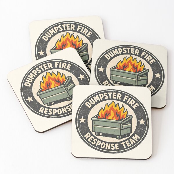 Item preview, DUMPSTER FIRE RESPONSE TEAM designed and sold by friedcactstudio.
