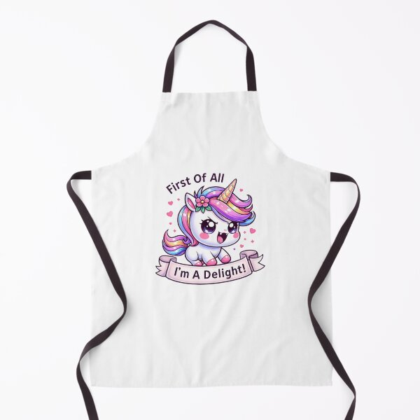 Item preview, First Of All, I'm A Delight Unicorn designed and sold by krystalRomanart.