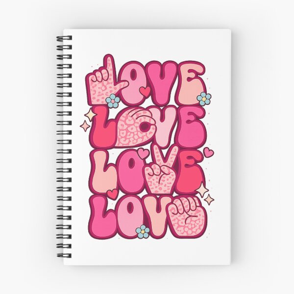 Item preview, Groovy Sign Language Valentines Day LOVE ASL Finger Spelling designed and sold by first-shirt ⭐ ⭐ ⭐ ⭐ ⭐.