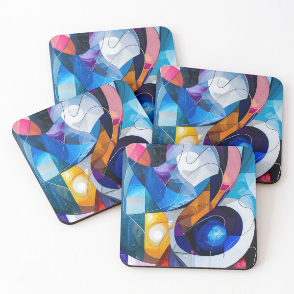Item preview, Glass Geometry Layers – Cool Abstract Depth designed and sold by NizuCaCi.