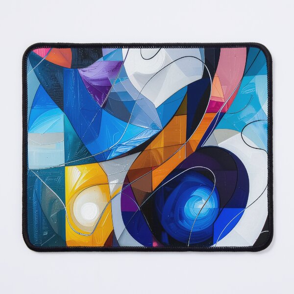 Item preview, Glass Geometry Layers – Cool Abstract Depth designed and sold by NizuCaCi.