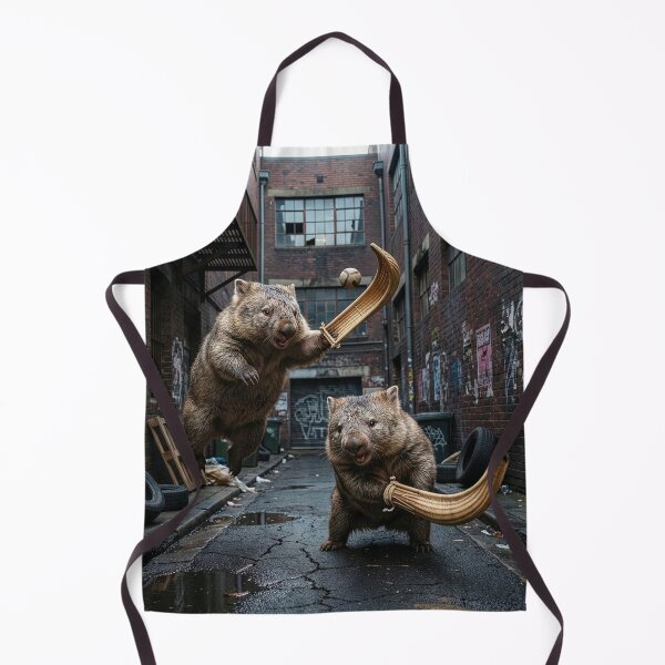Item preview, Wombats Play Jai Alai in Sydney Alley designed and sold by Tridentulus.
