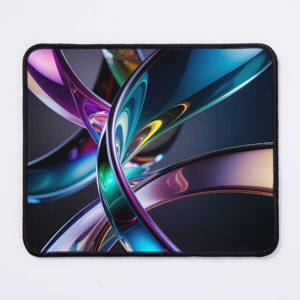 Item preview, Metallic Curves – Dark Modern Abstract designed and sold by NizuCaCi.