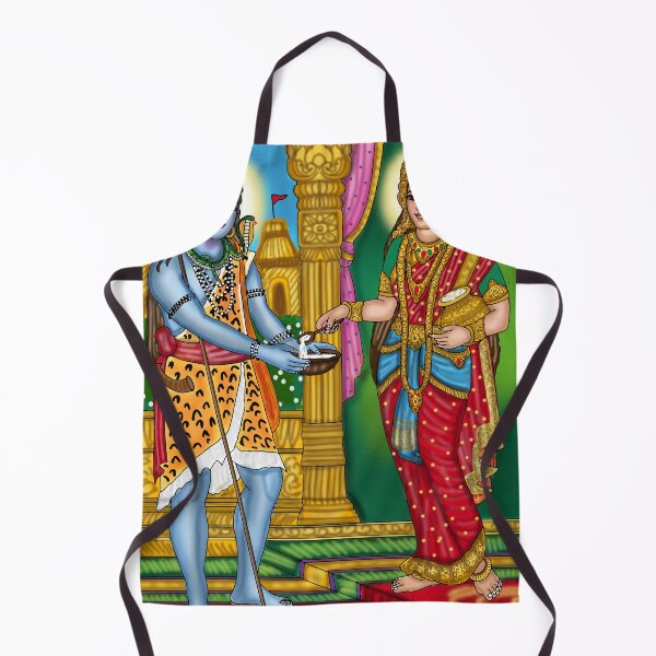 Item preview, Goddess Annapurna Drawing – Hindu Divine Food and Nourishment Art designed and sold by Harshit_Digital_Arts.