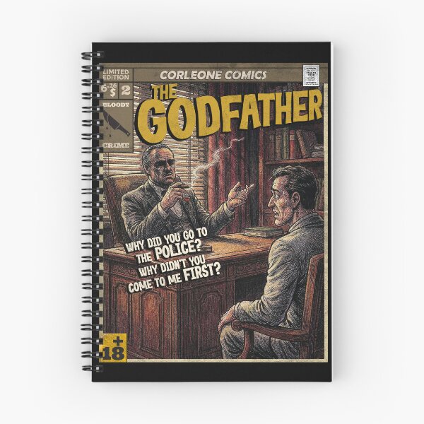 Item preview, Godfather Movie Retro Comic Cover Art designed and sold by Back2Collage.