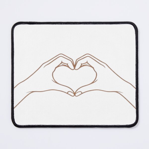Item preview, Heart Hands – Minimalist Line Drawing of Love Gesture designed and sold by Cristhian Almanza.
