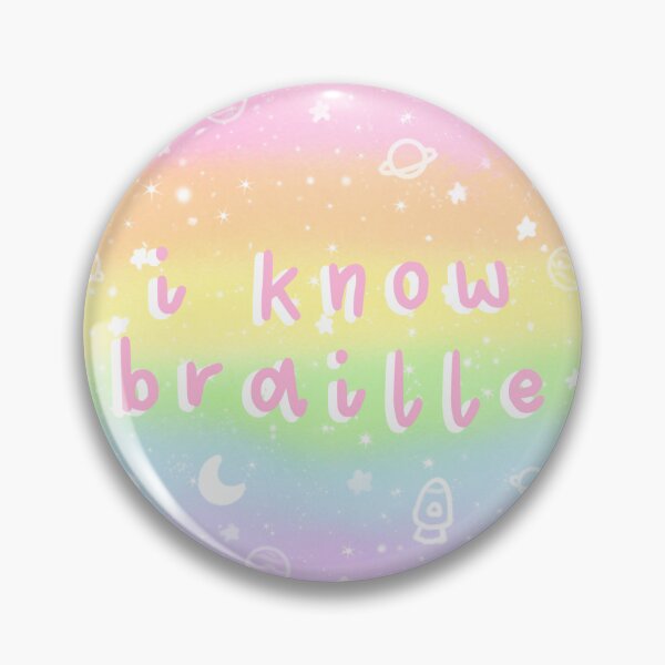 Item preview, I Know Braille designed and sold by dootdadoodles.