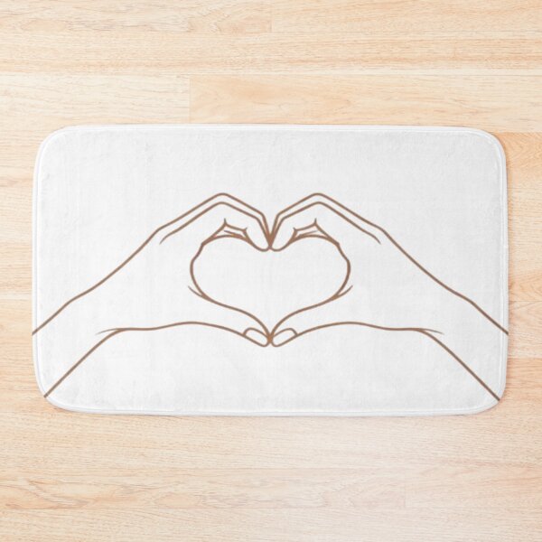 Item preview, Heart Hands – Minimalist Line Drawing of Love Gesture designed and sold by Cristhian Almanza.