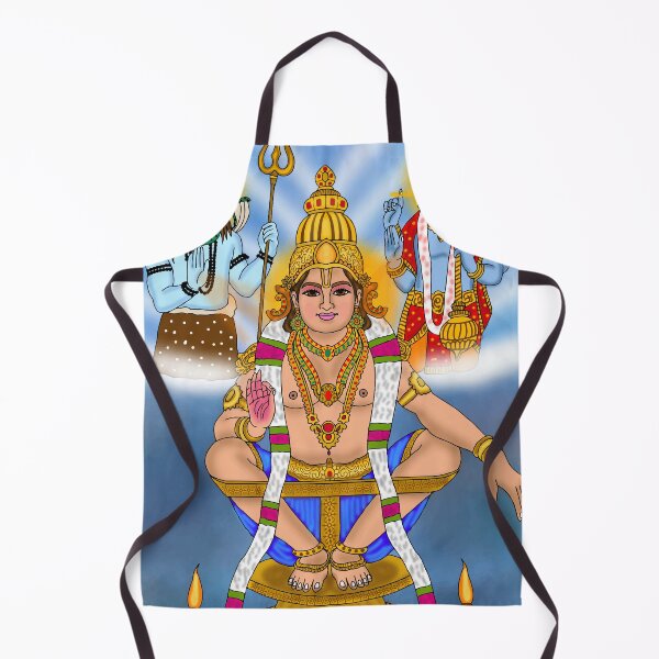 Item preview, Lord Ayyappa Devotional Drawing – Sacred Hindu God Illustration designed and sold by Harshit_Digital_Arts.