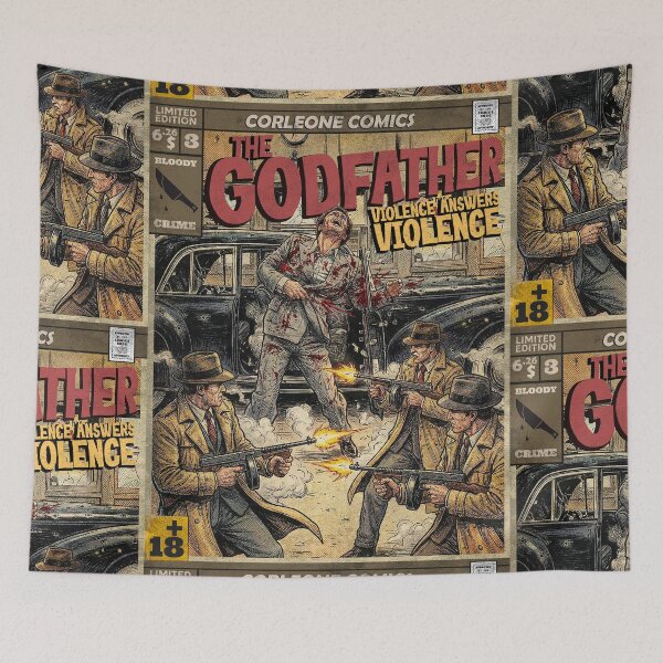 Item preview, Godfather Vintage Comic Cover Art designed and sold by Back2Collage.