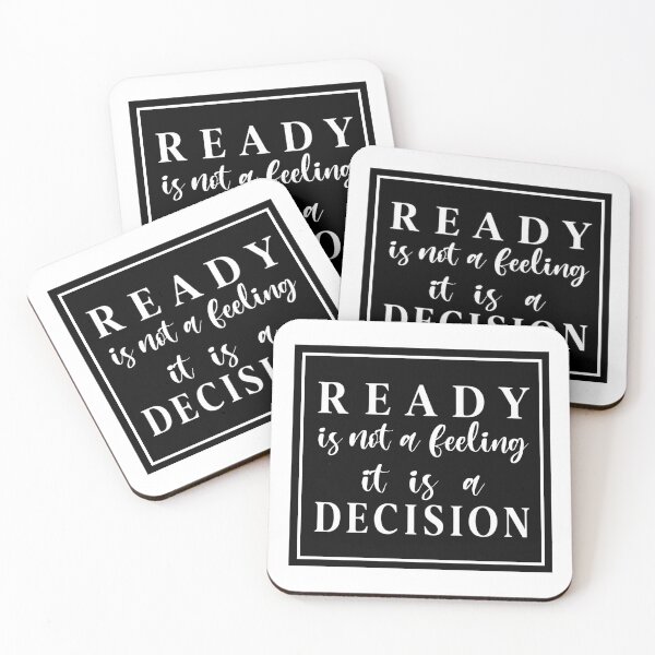 Item preview, ready is not a feeling its a decision designed and sold by OCD_JESSICA.