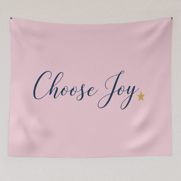 Item preview, Choose Joy Typography – Minimal Inspirational Quote with Star designed and sold by innerfaith.