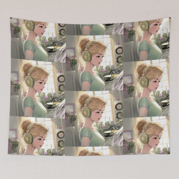 Item preview, Cute girl Illustration / GTIllustration043 designed and sold by Grafititee.