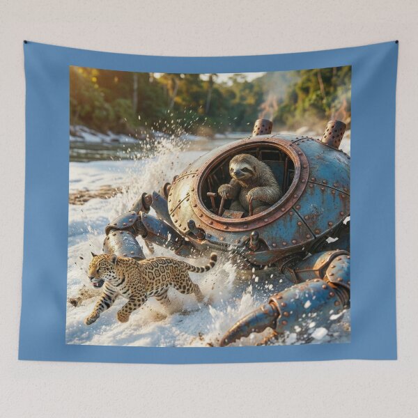 Item preview, Sloth in a Mechanical Crab-Mobile designed and sold by Tridentulus.