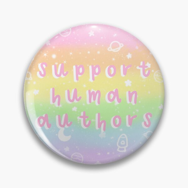 Item preview, Support Human Authors designed and sold by dootdadoodles.