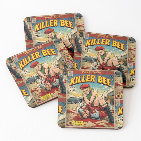 Item preview, Street Fighter Cammy Killer Bee Vintage Comic Cover Art designed and sold by Back2Collage.
