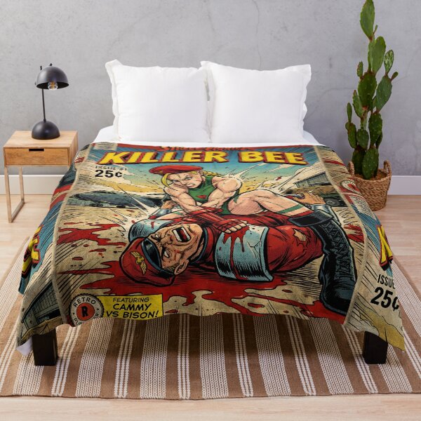 Item preview, Street Fighter Cammy Killer Bee Vintage Comic Cover Art designed and sold by Back2Collage.