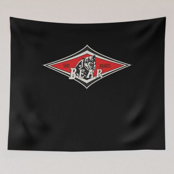 Item preview,  Surfing Bears Big Wednesday Cult Surfboards Red Surf Logo Diamond Retro designed and sold by TheNine9company.