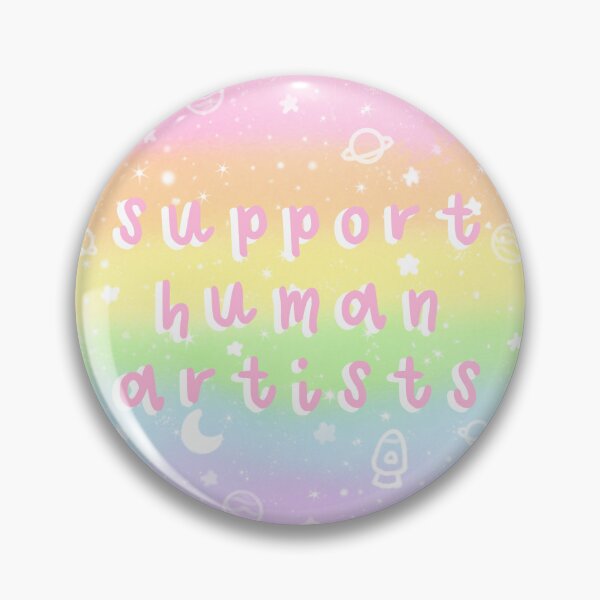 Item preview, Support Human Artists designed and sold by dootdadoodles.