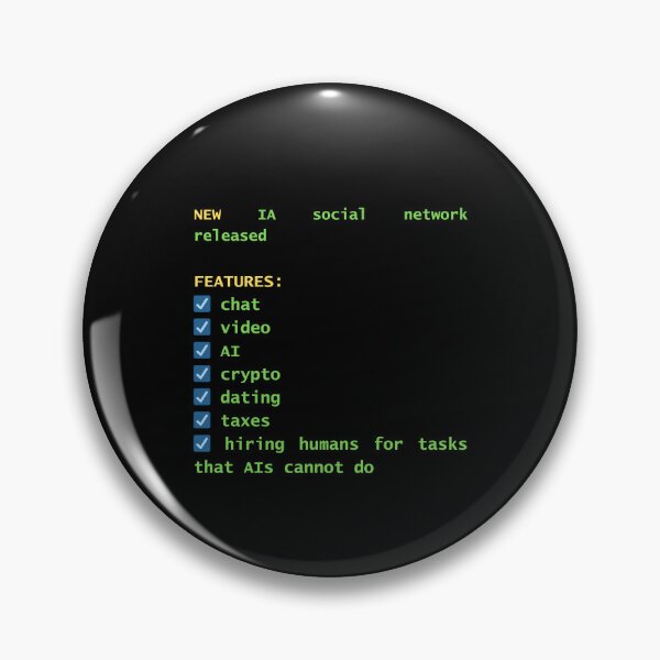 Item preview, New AI Social Network Features – Tech & Developer Humor - By Code6Coffee designed and sold by Code6Coffee.