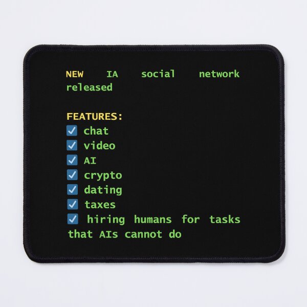 Item preview, New AI Social Network Features – Tech & Developer Humor - By Code6Coffee designed and sold by Code6Coffee.