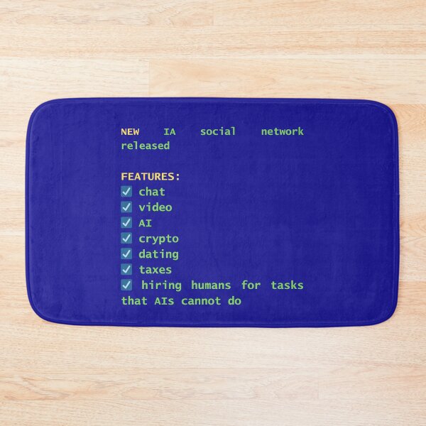 Item preview, New AI Social Network Features – Tech & Developer Humor - By Code6Coffee designed and sold by Code6Coffee.