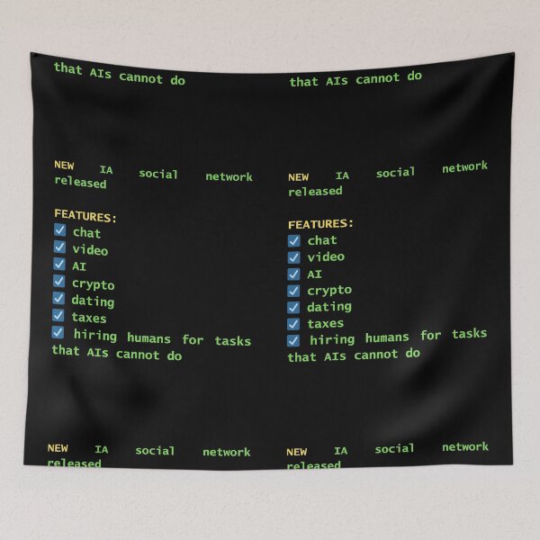 Item preview, New AI Social Network Features – Tech & Developer Humor - By Code6Coffee designed and sold by Code6Coffee.