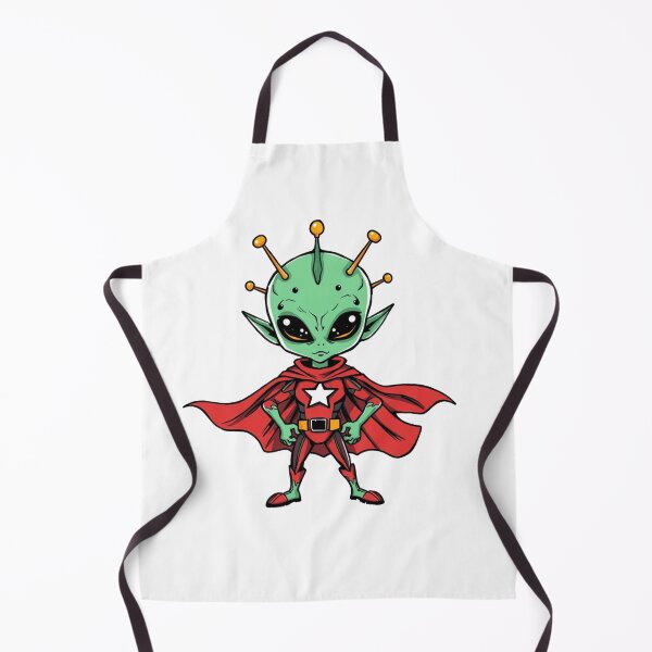 Item preview, A cute alien character in a superhero costume who is always ready to protect you from the evil around you. designed and sold by Berlin-D-Prs.
