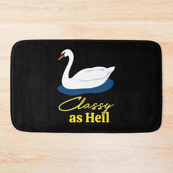 Item preview, CLASSY AS HELL WHITE SWAN designed and sold by oddwonders.
