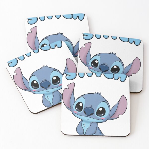 Item preview, Stitch Kawaii Súper Adorable – Cute Chibi Alien Blue designed and sold by NatsumiCreative.