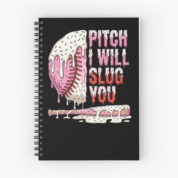 Item preview, Pitch I Will Slug You Baseball Tee designed and sold by KIROSALS.