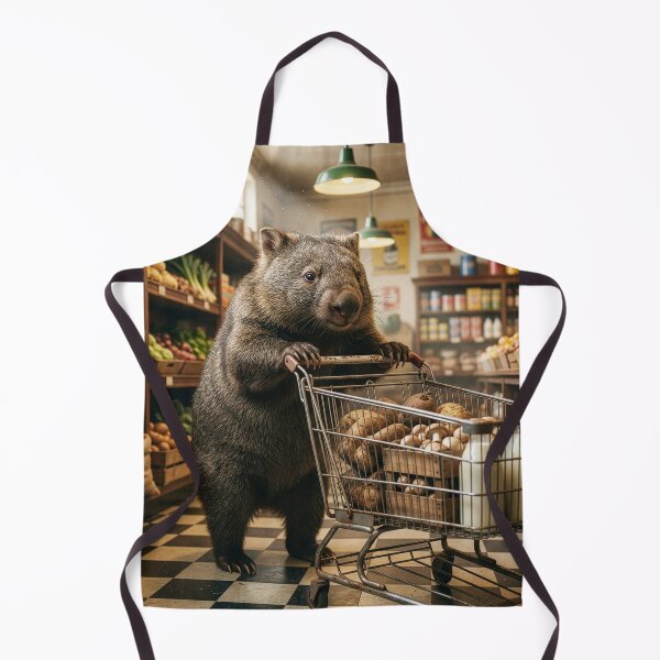 Item preview, Wombat Grocery Shopping designed and sold by Tridentulus.