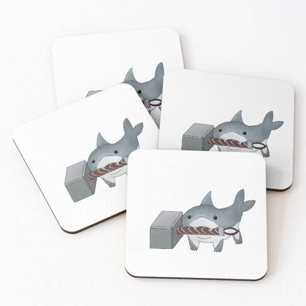 Item preview, Jeff The Land Shark with Mjolnir designed and sold by Ravaging Raccoon.