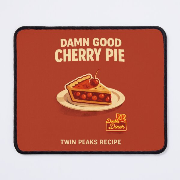 Item preview, Damn Good Cherry Pie – Neon Diner Retro Poster designed and sold by peaknerd.