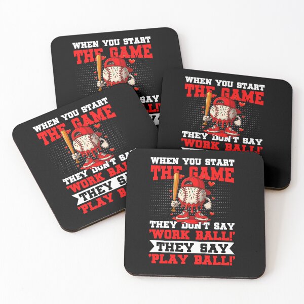 Item preview, They Say Play Ball Baseball Quote designed and sold by KIROSALS.