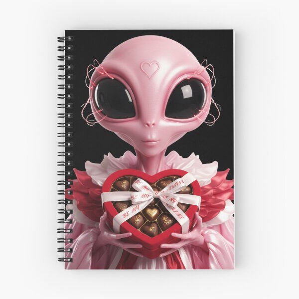 Item preview, Cute Valentine Alien – Be My Valentine Sci-Fi Love Art designed and sold by LintonGriffin.