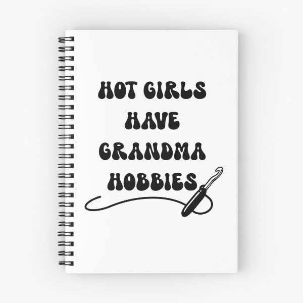Item preview, Hot girls have grandma hobbies Crochet edition designed and sold by Onehappyhook.