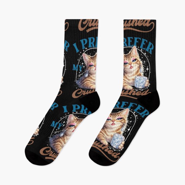 Item preview,  I Prefer My Ice Crushed Funny Cat Graphic Tee designed and sold by Same90c.