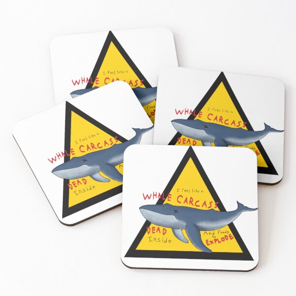 Item preview, Whale Carcass Sticker designed and sold by Ravaging Raccoon.