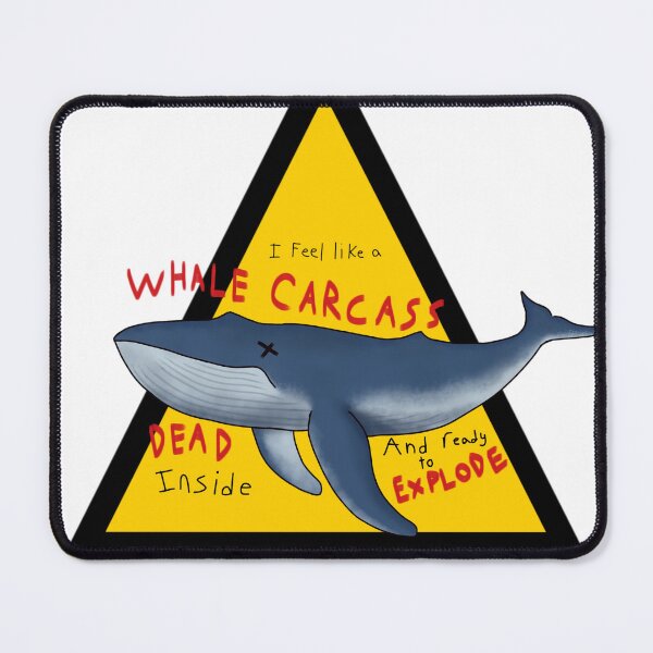 Item preview, Whale Carcass Sticker designed and sold by Ravaging Raccoon.