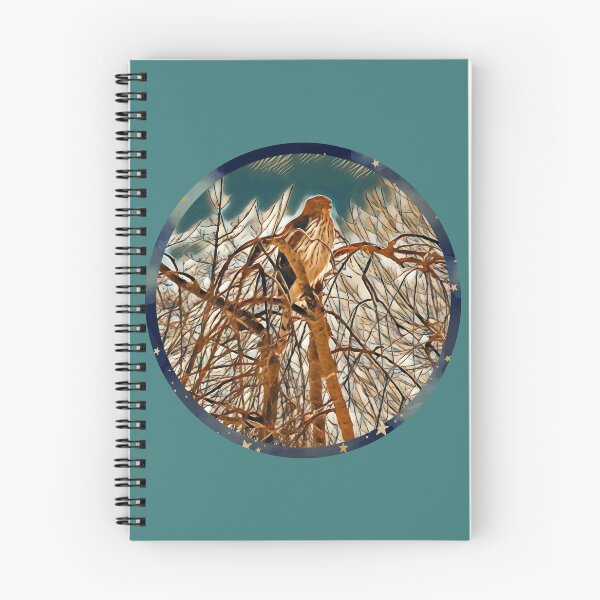 Item preview, Majestic Hawk Winter Tree Starry Art designed and sold by 3DDesignSpot.